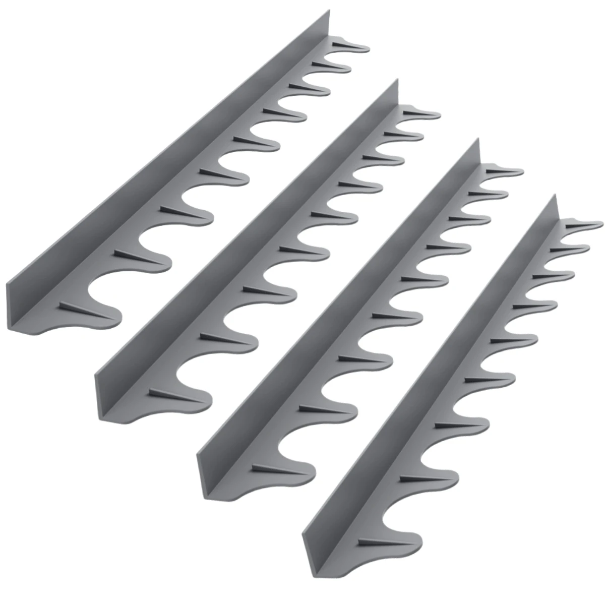 4 Pcs Silicone Stove Gap Covers for Kitchen Counter Appliances Seal Prevent Spills and Debris Between Stove and Countertop