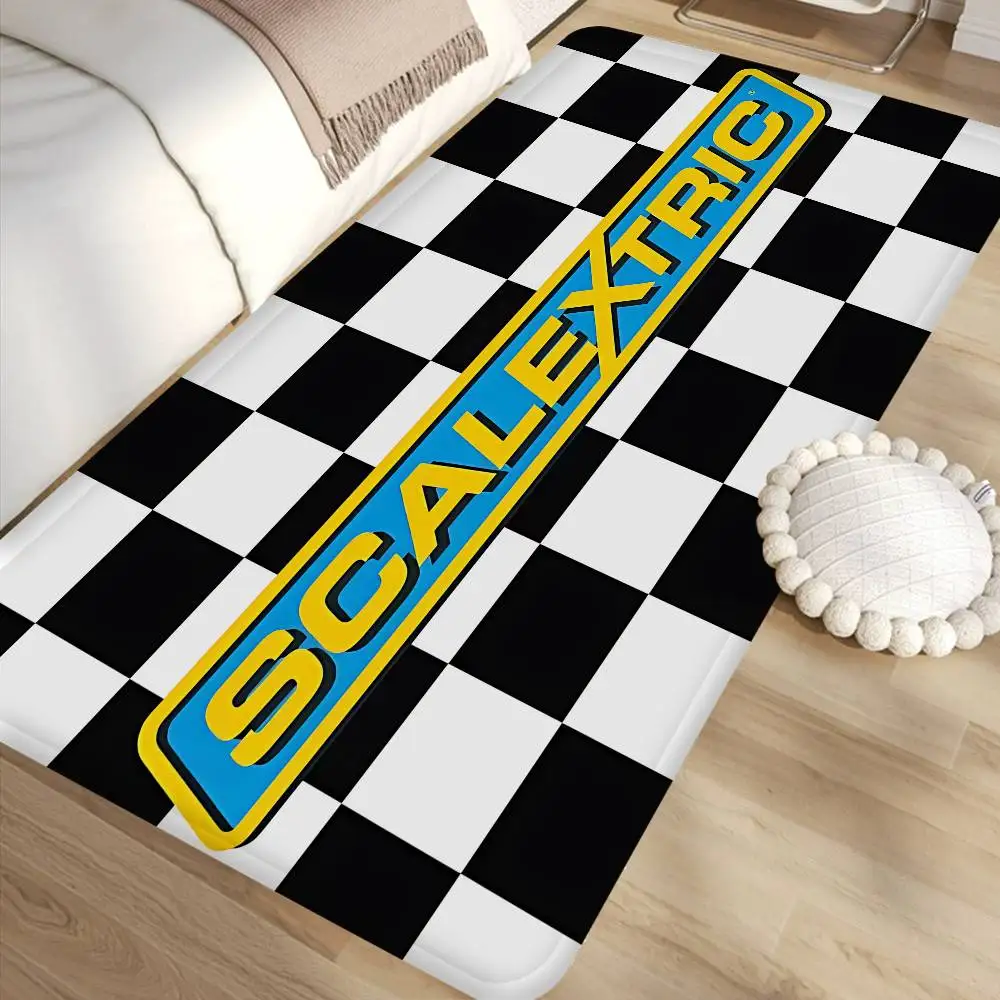 Scalextrics Model Door Mat Kids Room Bedroom Decoration Balcony Anti-Slip Doormat Living Room Doormat Area Rug