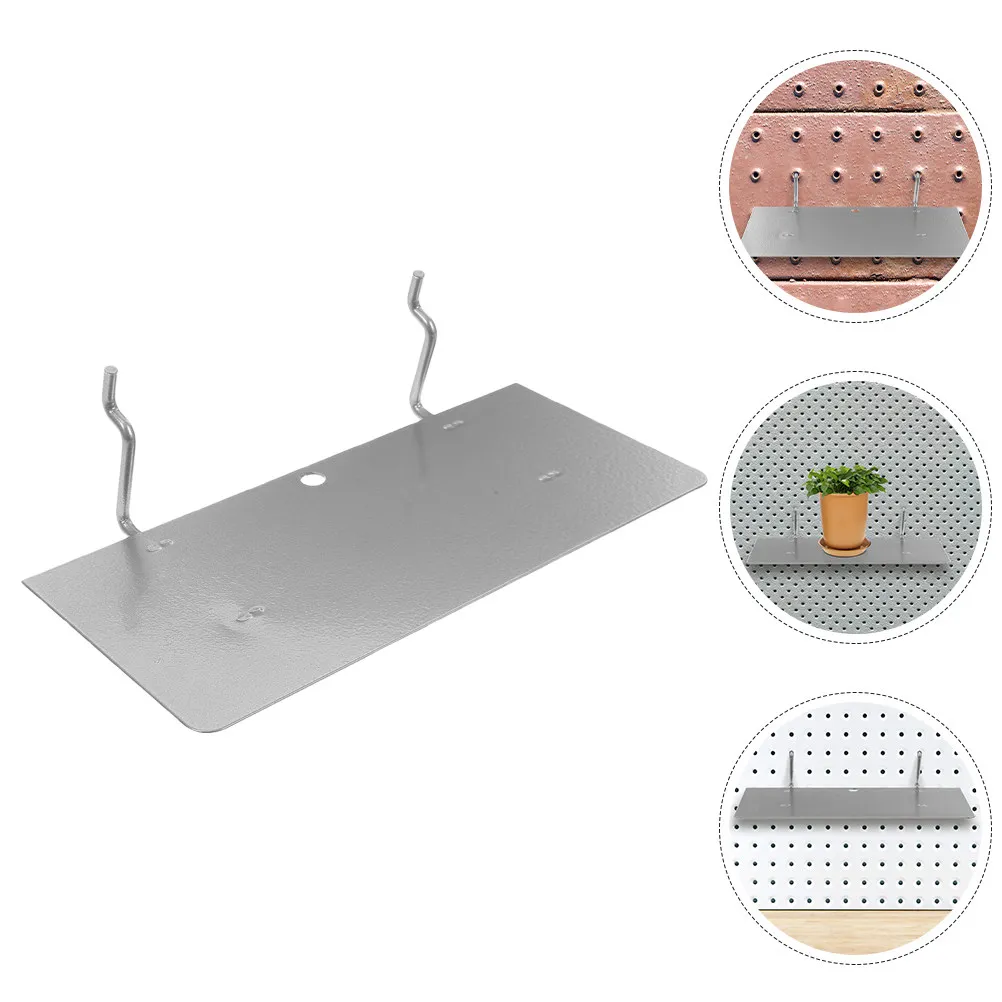 Pegboard Organizer Shelf Heavy Duty Iron Wall Mounted Tool Storage Rack for Workshop Garage Craft Room Sundries Screw Bolt Nut