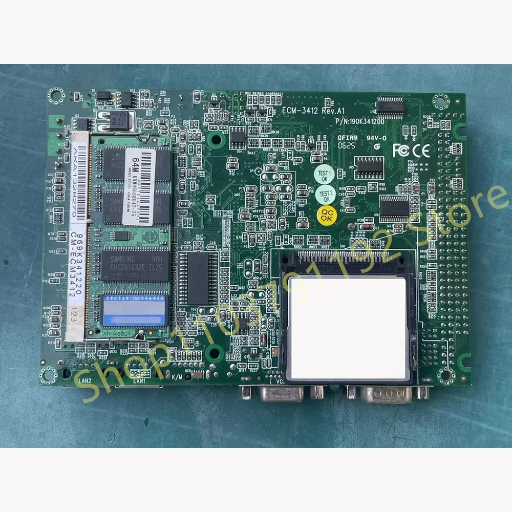 

High Reliability 3.5-inch Embedded Motherboard ECM-3412 REV:A1