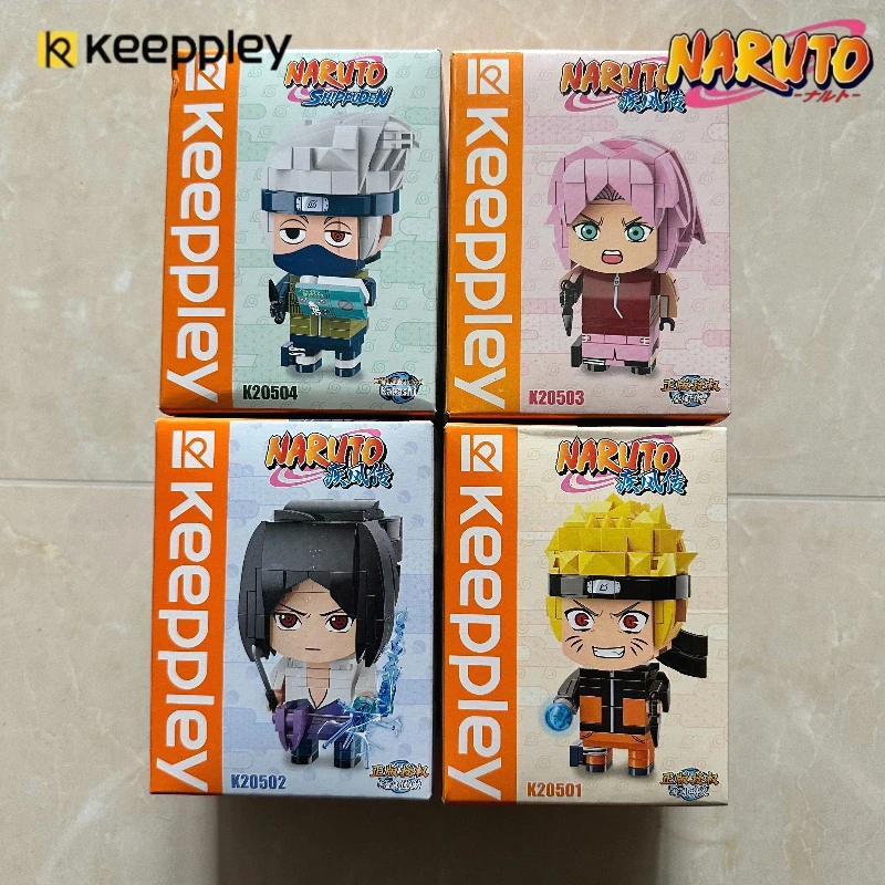 

Keeppley Naruto Series Building Blocks Anime Character Assembly Collection Architecture Building Street View Toy Models Gifts