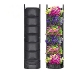 Opknoping Planter Bloempotten Waterdichte Verticale Bloempot Tuin Layout Muurbevestiging Bloem Opbergtas Indoor Outdoor Decoratie