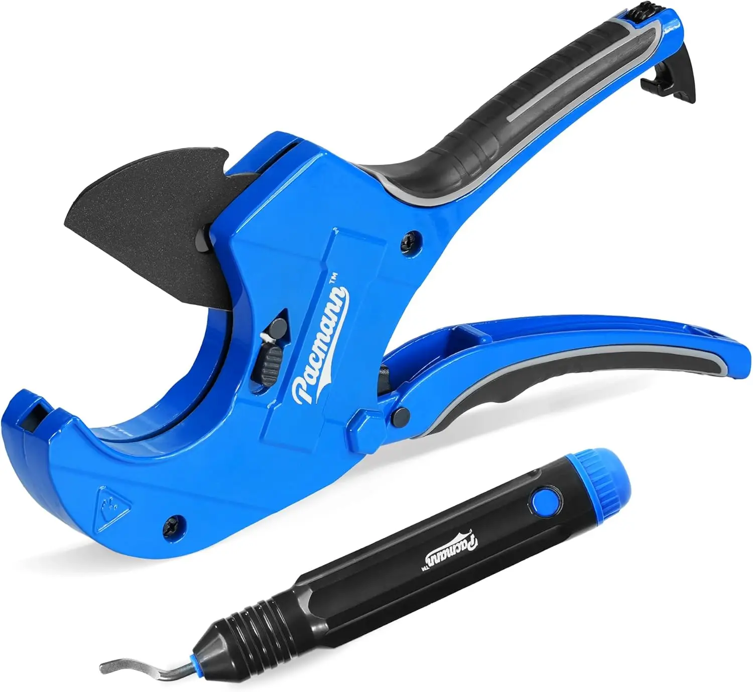 

Heavy-Duty Ratchet Pipe Cutter for PVC, PEX, PPR Up to 2-1/2" with Deburring Tool
