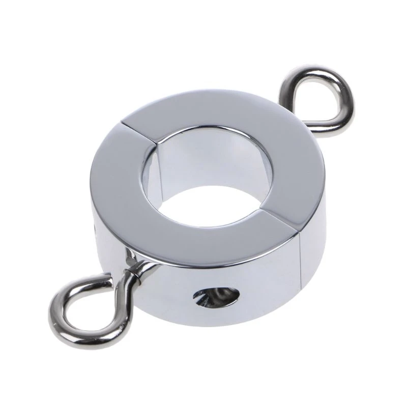 Male Heavy Duty Bdsm Stainless Steel Ball Scrotum Stretcher Metal Penis Bondage Cock Ring Delay Ejaculation Male Sex Toy