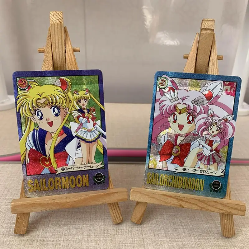 9pc/set Anime Goddess Story DIY ACG Chibiusa Tsukino Usagi Sexy Wife Card Boy Play Toys Collectible Card Christmas Birthday Gift