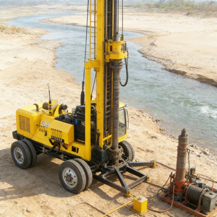 Concrete Core Drilling Rigs Spindle Type Borehole Core Drill Rig for Geological Exploration Construction Sites
