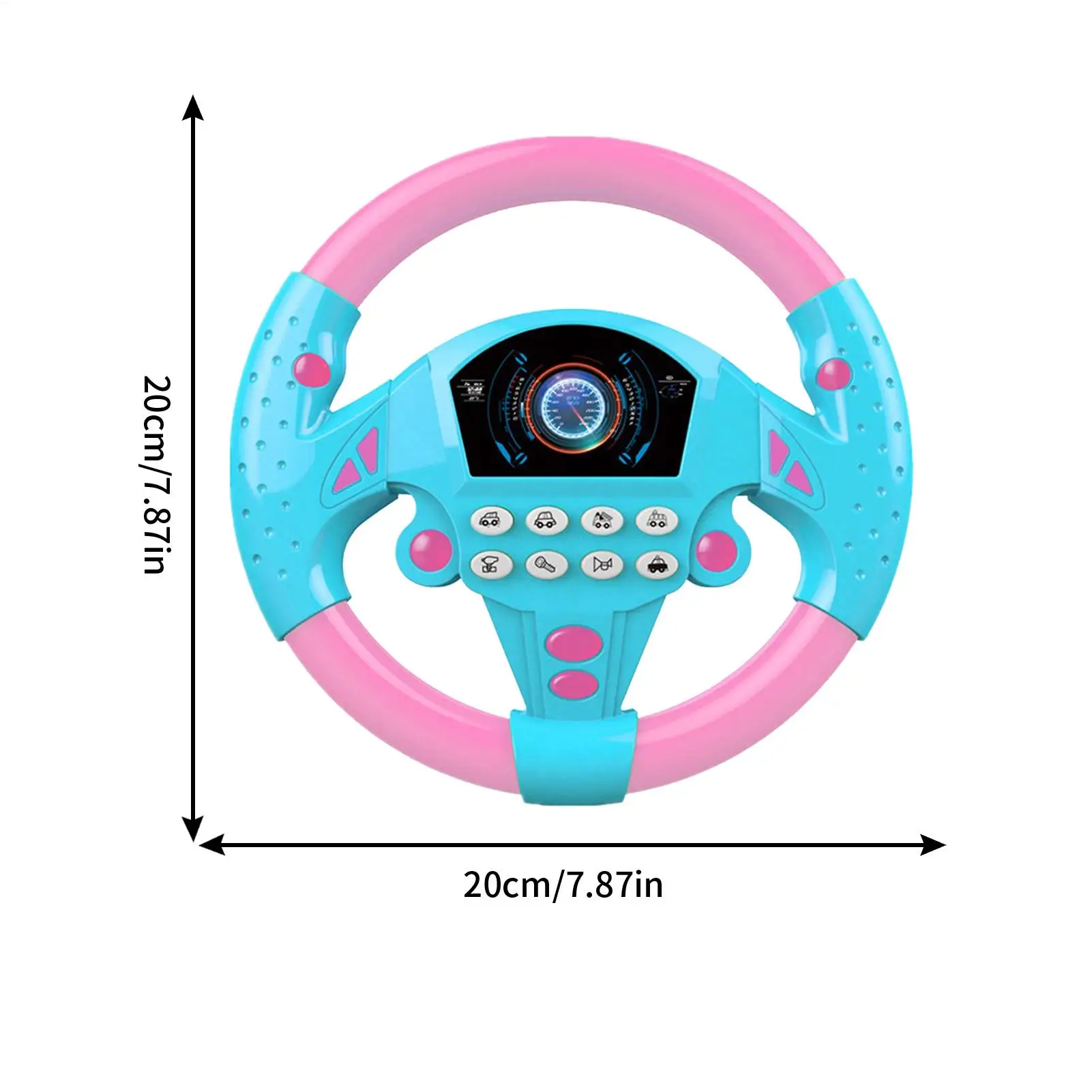 ألعاب توجيه سيارة إبداعية ممتعة لعبة عجلة القيادة لعبة تعليمية إبداعية للأطفال مع ألعاب تعليمية مبكرة للصوت والضوء