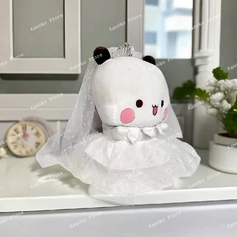 فستان الزفاف الطبعة 1 و 2، Bubu Panda Emojis، اكسسوارات الرسوم المتحركة، الوسائد، الحلي، هدايا الزفاف