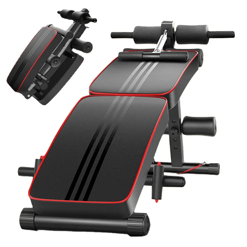 

Многофункциональный тренажер для пресса и мышц живота, складная скамья для упражнений на приседания и скручивания, регулируемая скамья для приседаний на спине