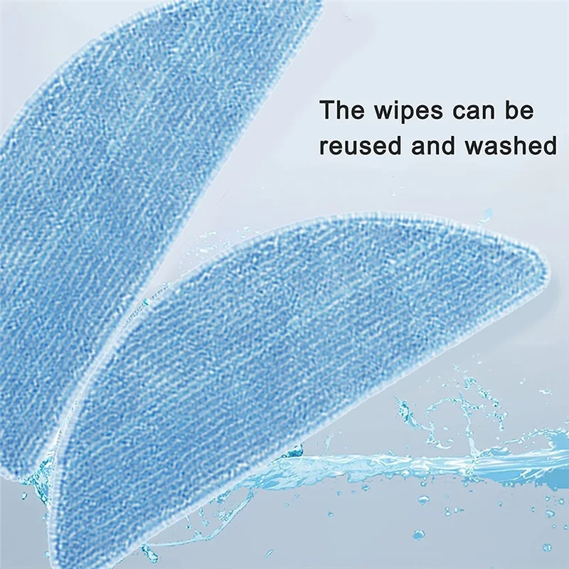

BOFO 20 Pcs Side Brush And Rag For Ilife V9 / V9 Pro / G9 / G9 Pro Robot Vacuum Cleaner Parts Replacement
