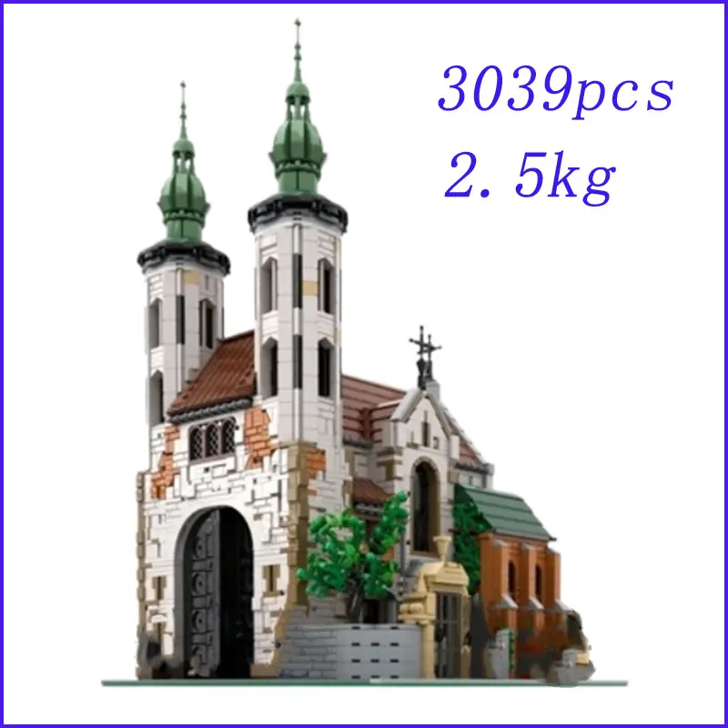 MOC-124447 (3039pcs) - Modern Street Scene DIY Small Particle Assembly Building Block Toy Model Gift