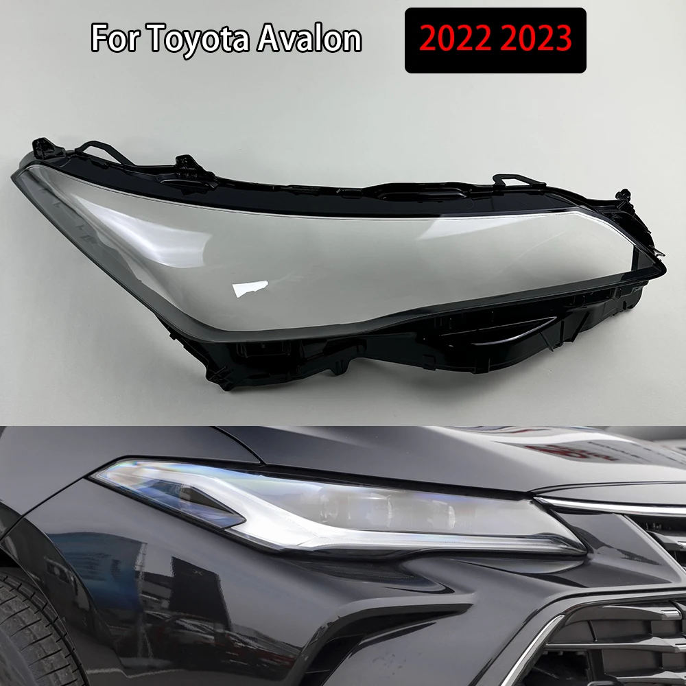 

For Toyota Avalon 2022 2023 Car Headlamps Cover Lens Headlights Shade Transparent Lampshade Plexiglass Shell Replace Housing