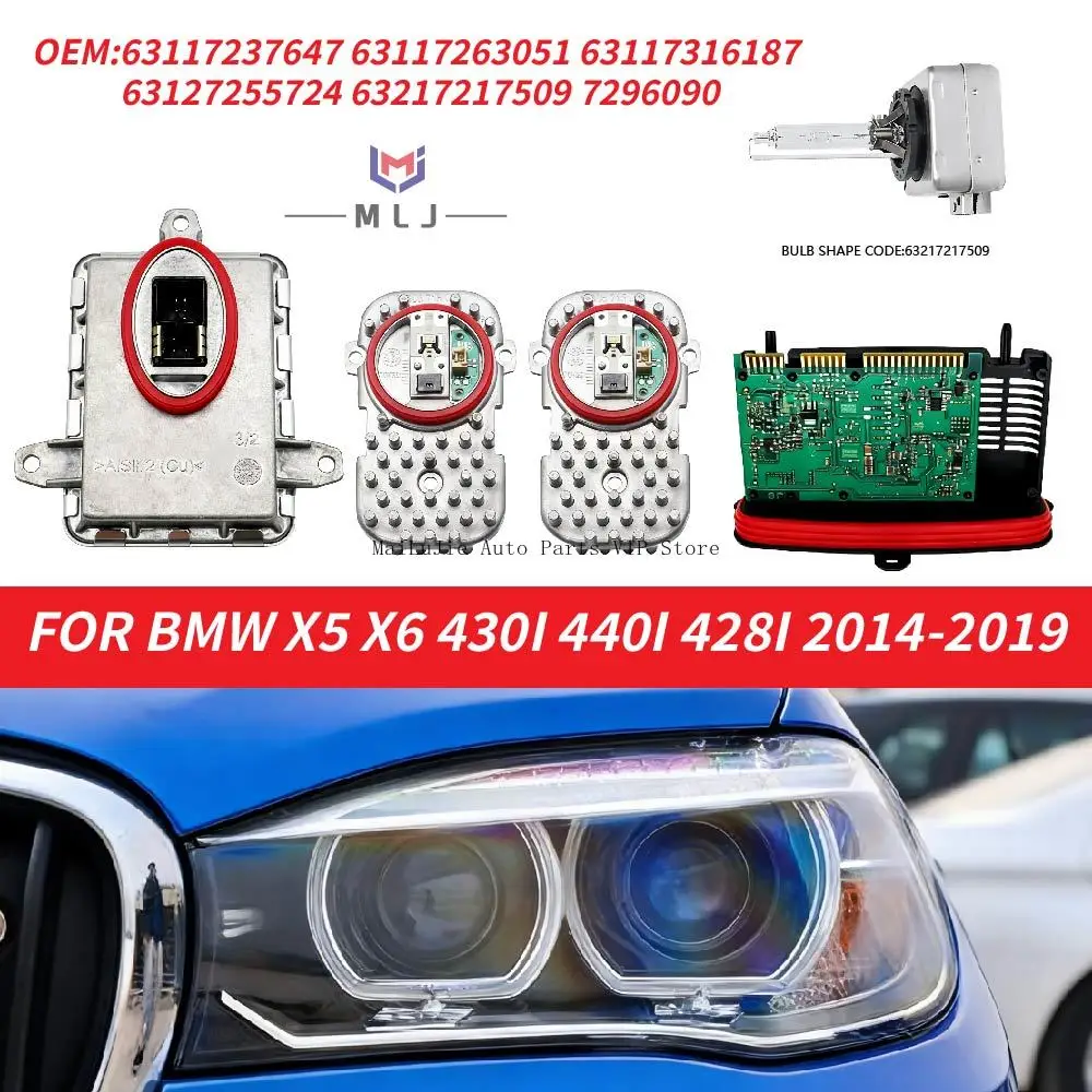 

63117316187 63217217509 63117237647 63117263051 FOR BMW X5 X6 430i 440i 428i 2014-2019 LED Module DRL Xenon Ballast Module Unit