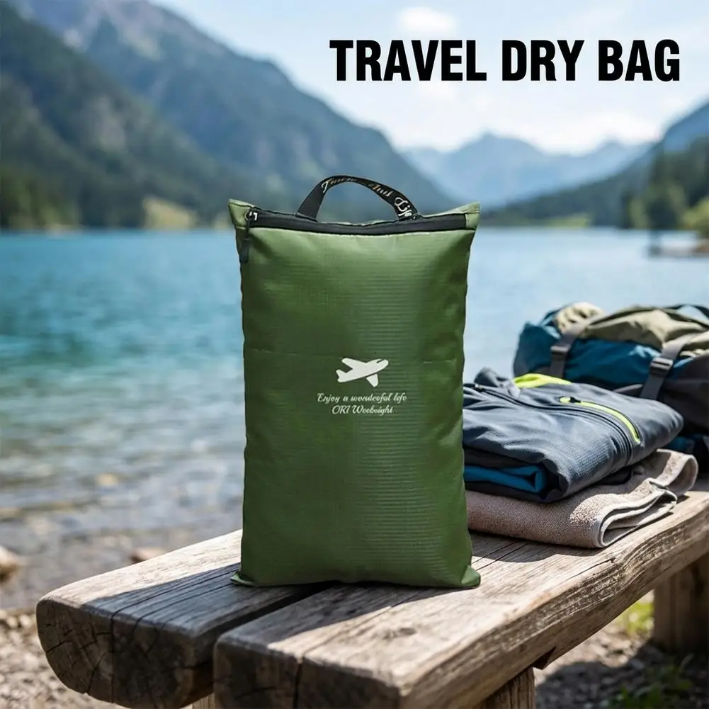 Waterproof Storage Bag Travel Pouch Portable Handheld Luggage Organizer For Swimming Gym Camping Beach Clothes Toiletry Bag view 4