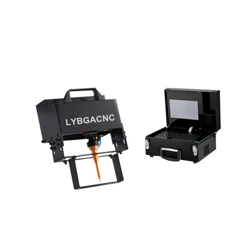 

LY BGACNC Hand-held Pneumatic Electric Marking Machine Touch-screen 100x20 170x110 140x40mm for Metal Parts PLT BMP AI DST