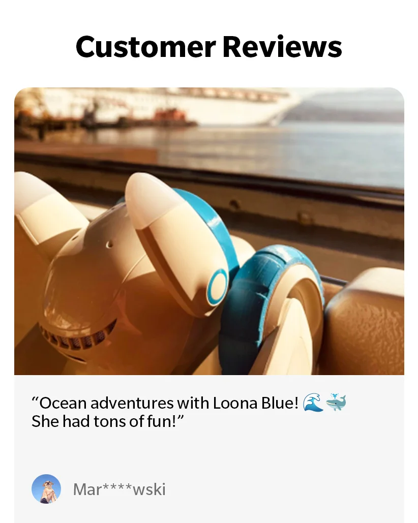 Comprar En Line AI Loona Toy Robot AI Smart Robot Pet Dog ChatGPT Multilingual Voice Command Gesture Recognition Charging Dock - Image 5