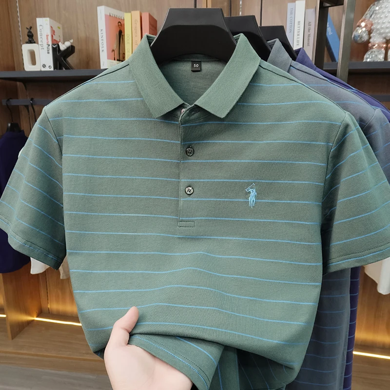 Thumbnail 4 - #34 Latest Mens Striped T-Shirts Offers