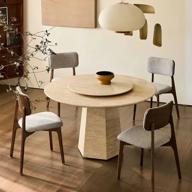 Commercial Restaurant Cafe Dining Lounge Armless Upholstered Wooden Chair With Pu Leather Linen Cushion Seat Dinning Chair