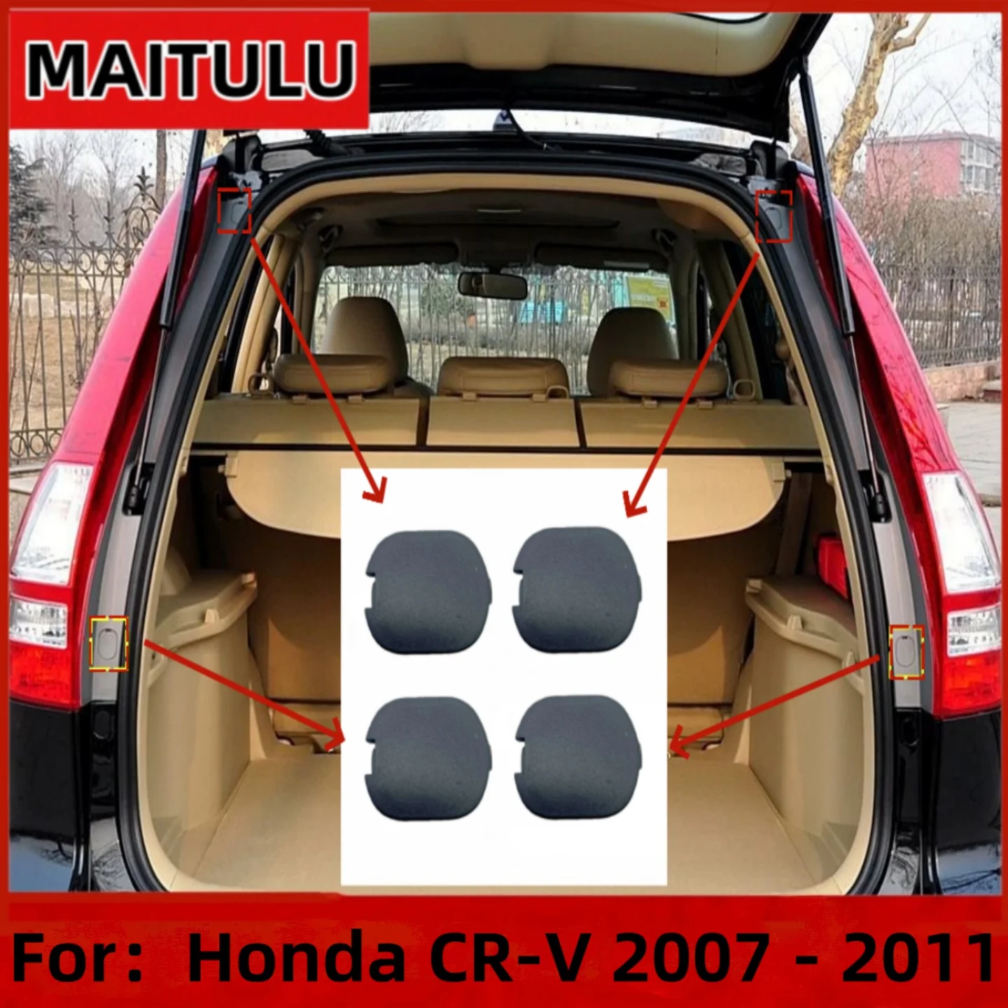 

2X 4X for Honda CR-V RE 2007 2008 2009 2010 2011 Tail Lamp Nut Dust Cover Bolt Garnish Cover Bezel Cap 33506-SWA-A01