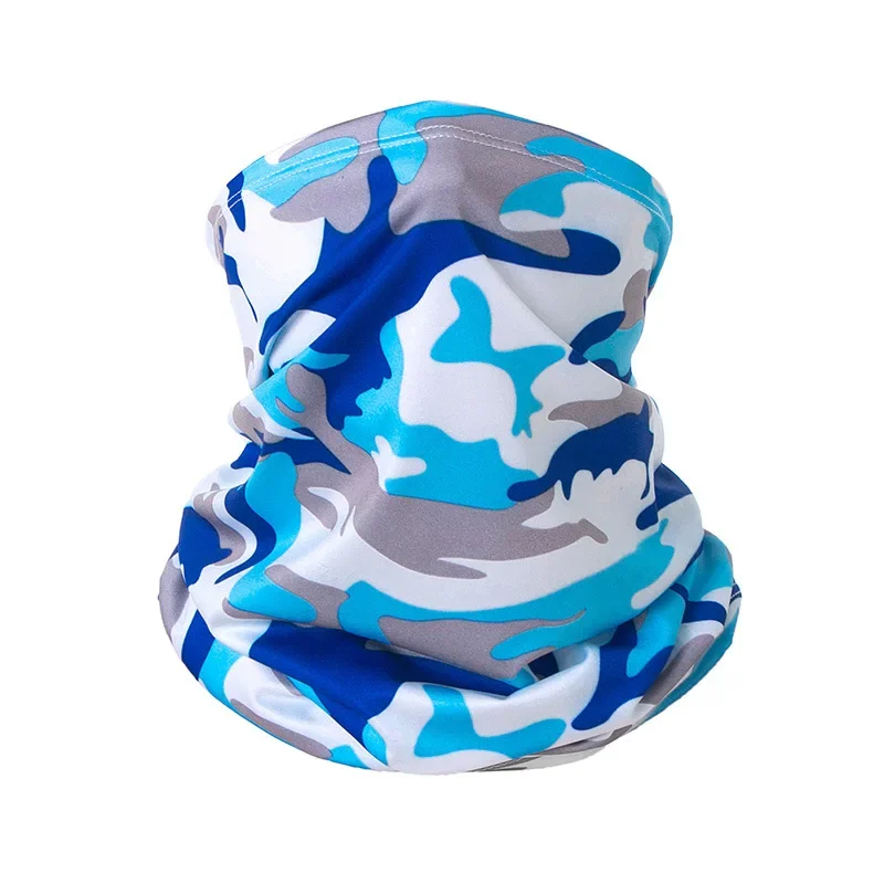 UV protection Ice Silk face cover neck tube outdoor motorcycle riding scarf breathable Moto offroad gaiter camo army bandana