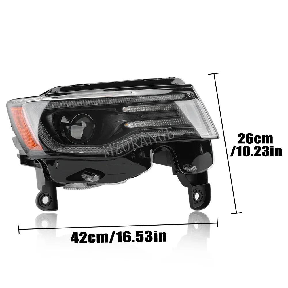 Części samochodowe Przedni reflektor do Jeep Grand Cherokee 2016 2017 2018 2019 2020 2021