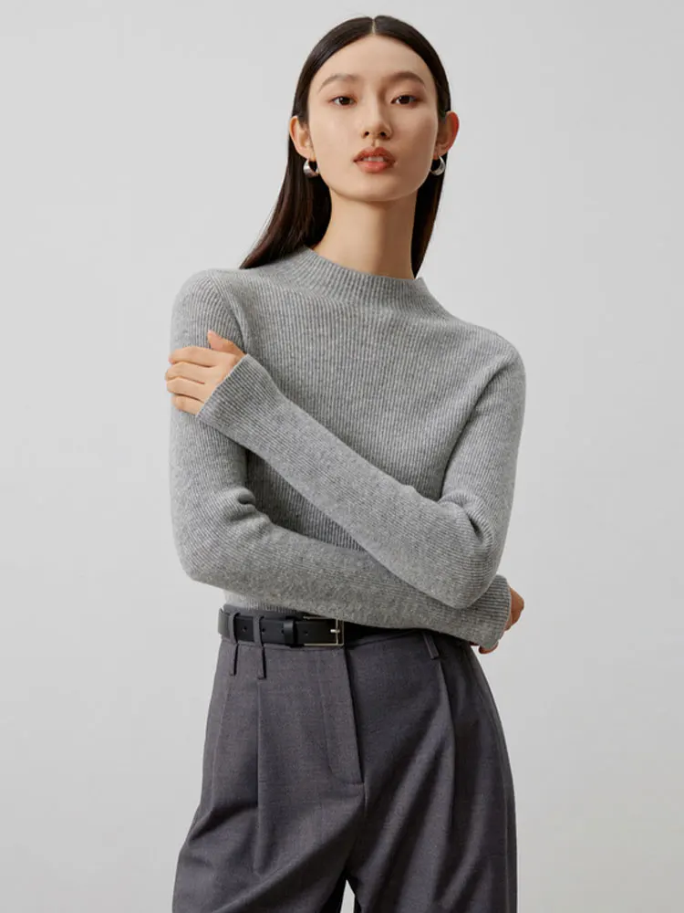 Autumn Winter Camere Base irt f High Collar Slim Fit Warm Casual Long Sve Commute Inner Wear  Color Ele