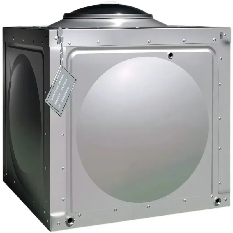Insulated water tank 304 stainless steel square antifreeze storage bucket household roof water tower constant temperature