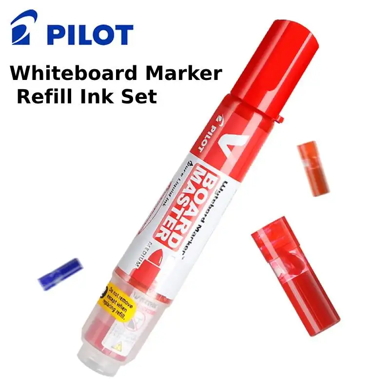 Pilot White Board Marker Ink or Refillable Ink-Bag Set, 2PC High Quality Light Resistant Waterproof Making Pens Japan Stationery