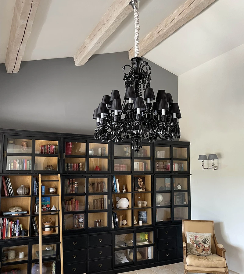 18-light Luxury Crystal Chandelier Light For Villa Living Room Modern Hanging Lamp For Restaurant Bedroom Big Stair Pendant Lamp