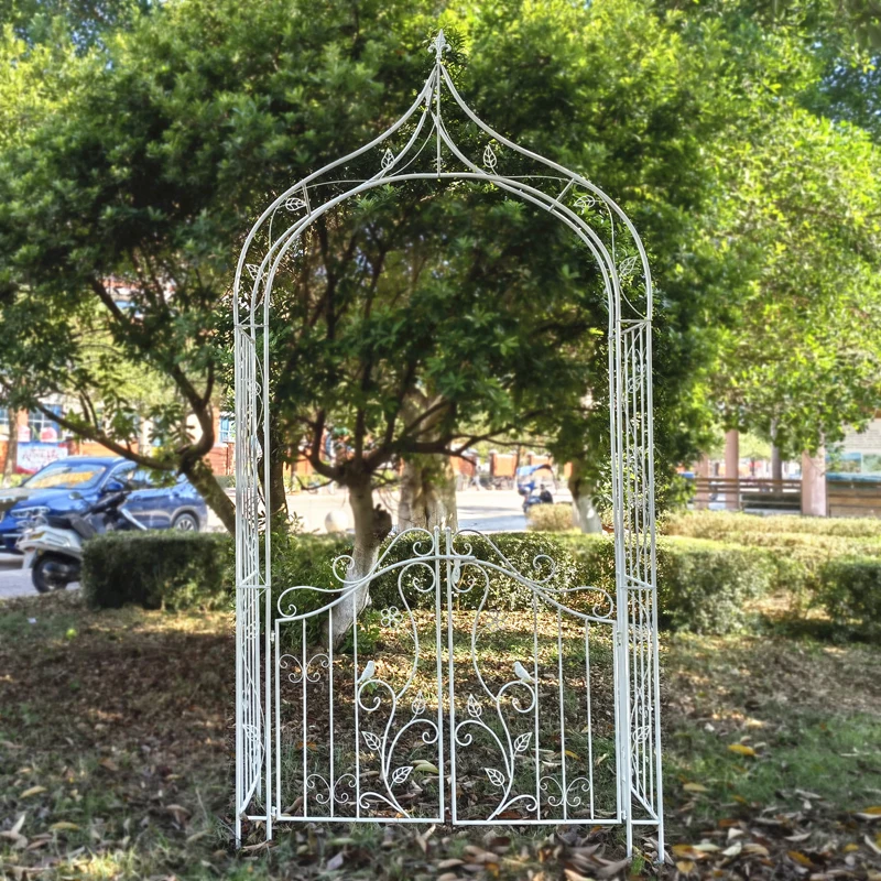 Garden Metal Landscaping Arch Outdoor Garden Arch Decorative Wrought Iron Garden Arch