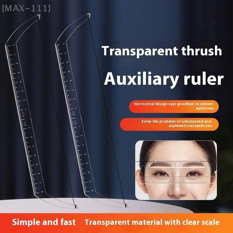 Regla de mapeo de cejas de arco y flecha, regla de posicionamiento, línea de tatuaje de cejas, herramienta auxiliar de dibujo, accesorios de maquillaje permanente