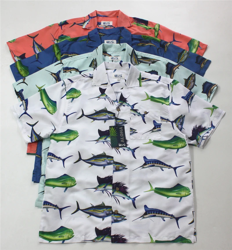 

Легкая летняя рубашка с кубинским воротником и принтом для мужчин и женщин, свободного кроя, для пляжного отдыха, повседневная, быстросохнущая.