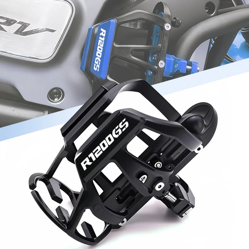 

New Motorcycle Accessories CNC Water Bottle Drink Cup Holder For BMW R1200GS R 1200 GS Adventure LC 2004-2025 Universal