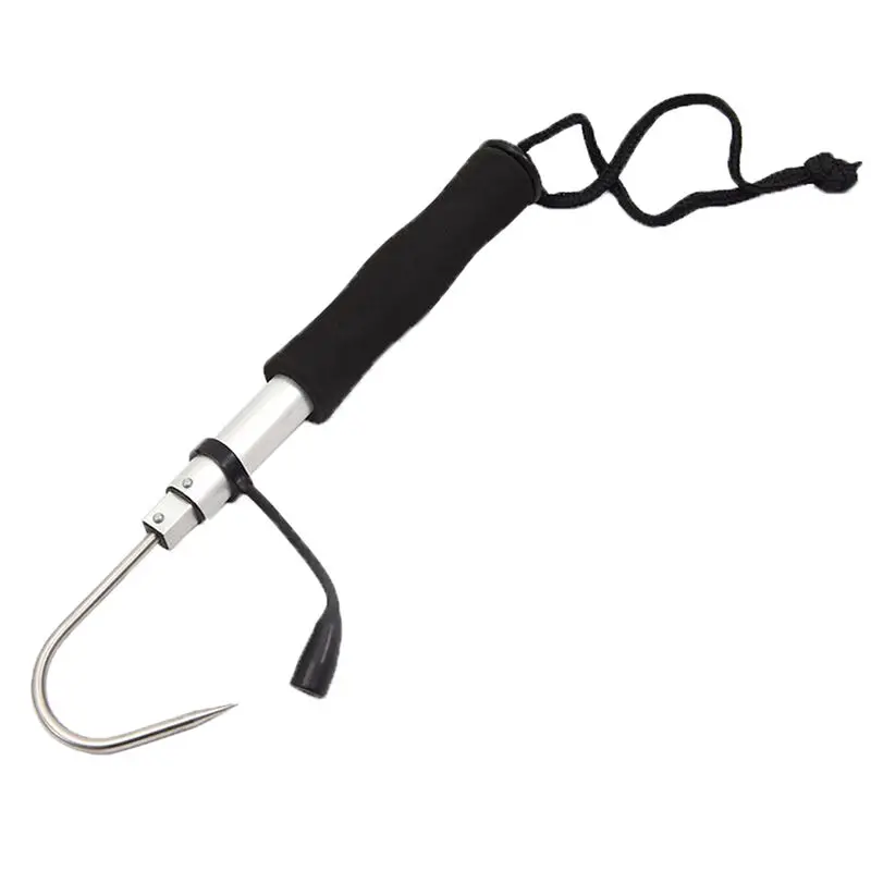 Ice Fishing Gaff Hook Telescopic Fish Gaff Stainless Fishing  Hook Hand Gaffs Lightweight Strong Fishing Ice Fishing