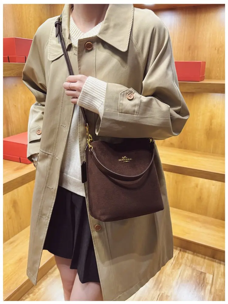 

Luxury Solid Color Textured Original Diaper Bag Unique Crossbody Handbag For Women Fashionable Leather Messenger