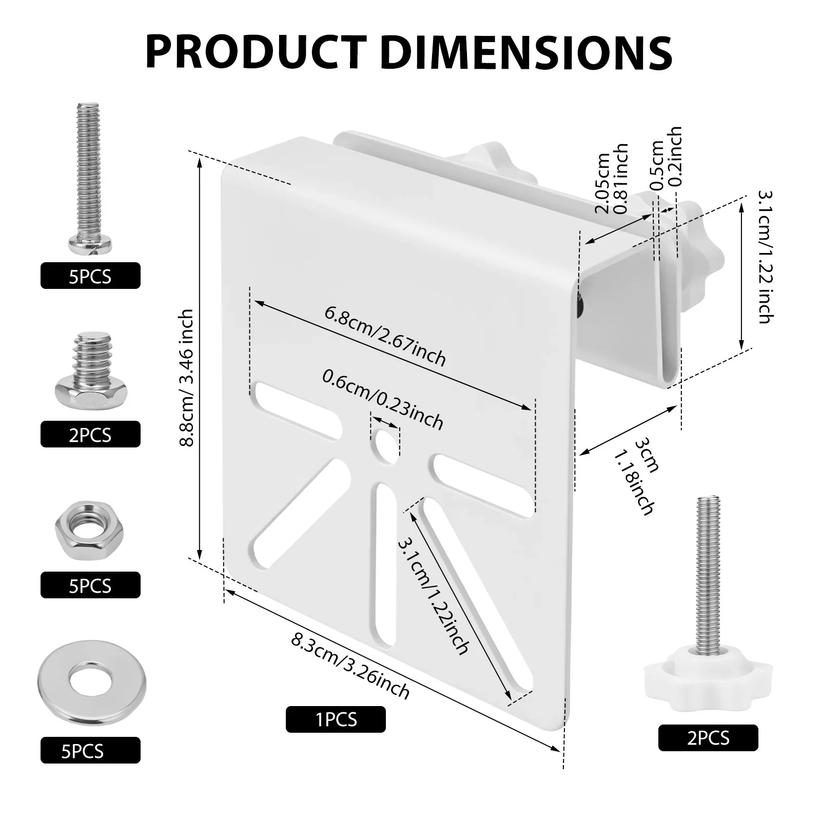 Solar Security Camera Gutter Mount Bracket Stainless Steel Rustproof No Tool Installation Fit Eufy Reolink Tapo AOSU PTZ Cameras