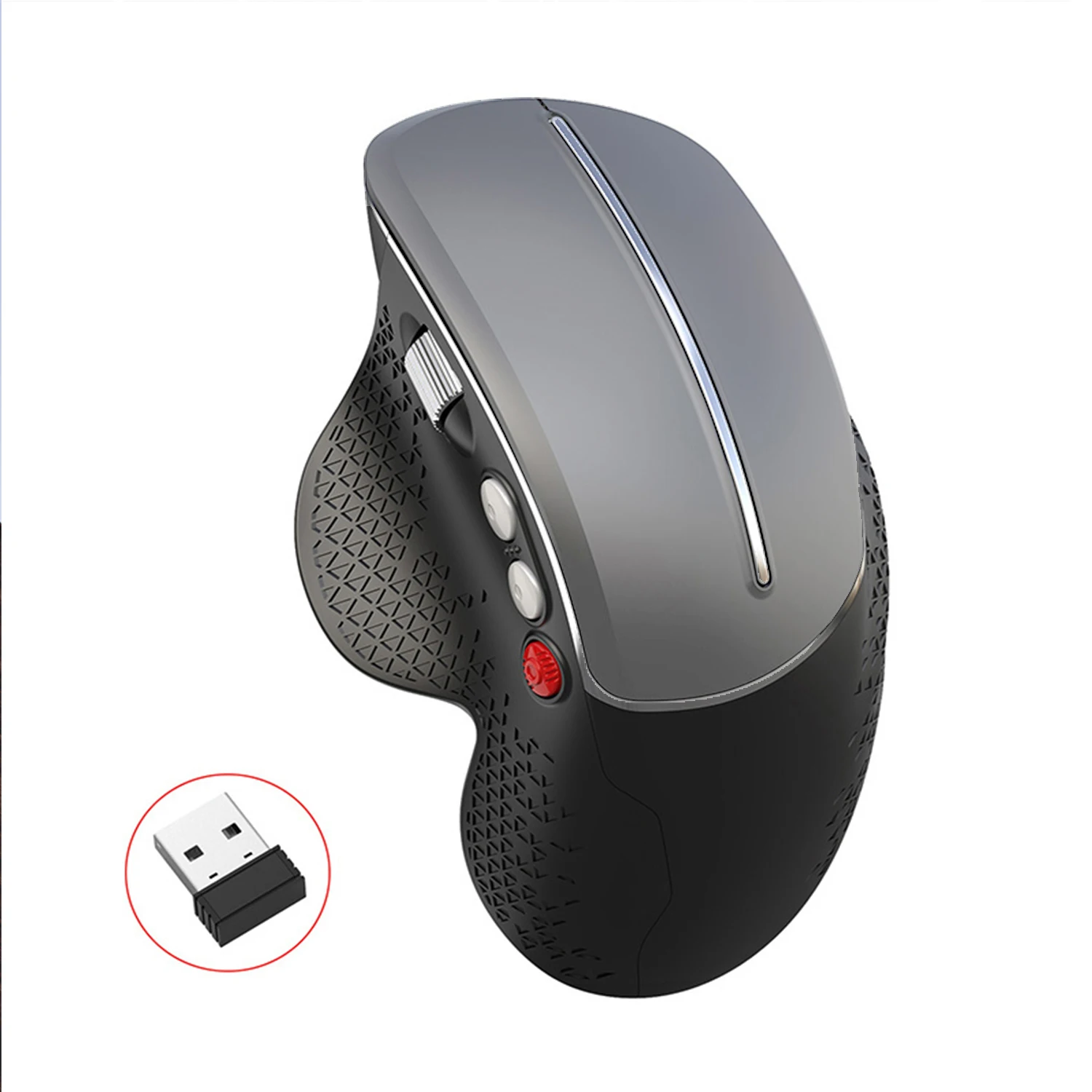 

2.4G Wireless Mouse Ergonomic Vertical Mouse High Precision Optical Cordless Lightweight Mice Gift for PC Computer Laptop Office