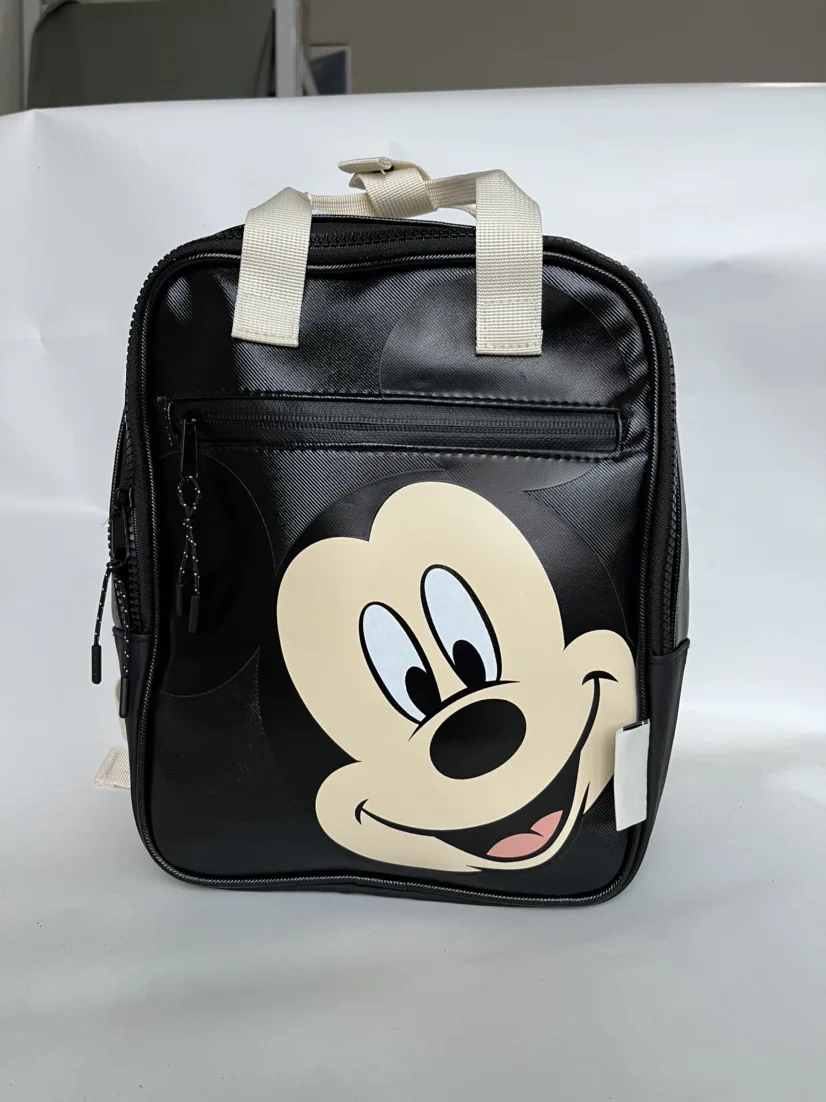 28X22X8 cm Disney cartoon Mickey  Mouse New Kids Backpack Mini Schoolbag Girls and Boys Cute Shoulder Bag