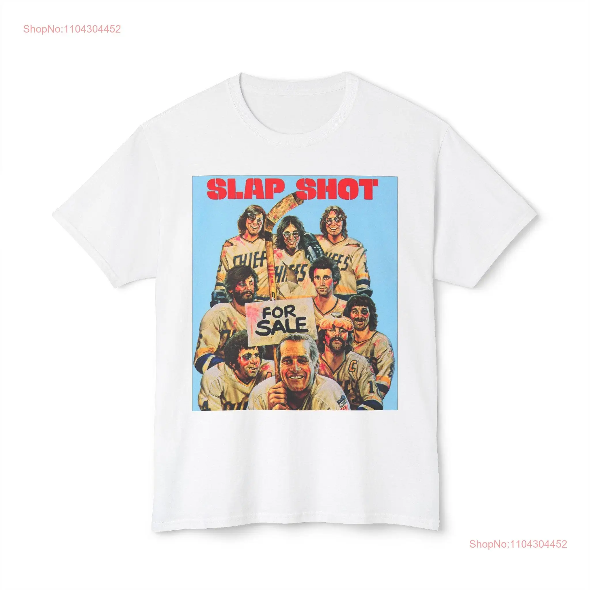 Slap Shot 1977 Hockey Movie HD Cotton T shirt long or short sleeves