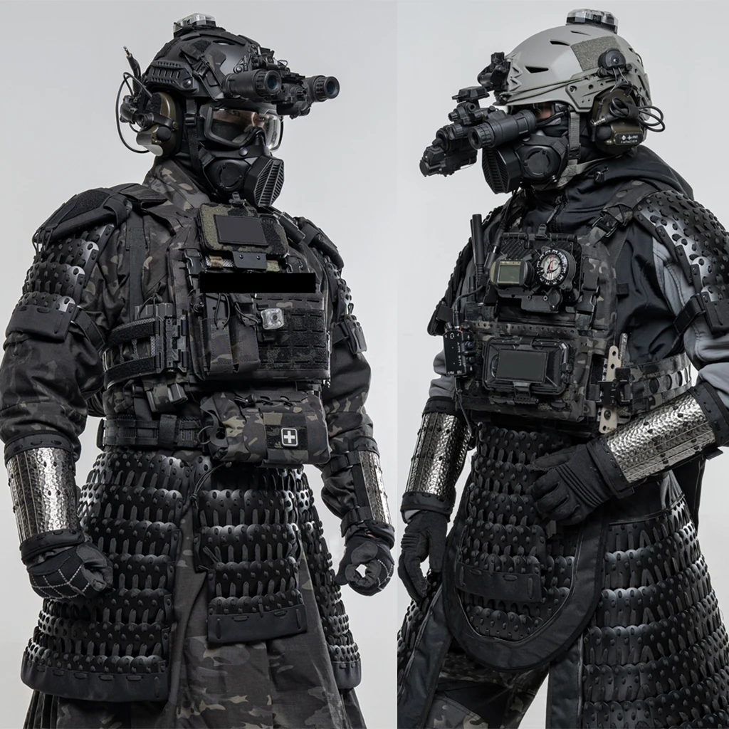 Imagem -03 - Conjunto de Capacete de Airsoft Protetores de Pulso Táticos para Armadura de Ombro Colete Tático Equipamento de Defesa Protetor de Roupas de Combate de Cavaleiro Guerreiro Medieval