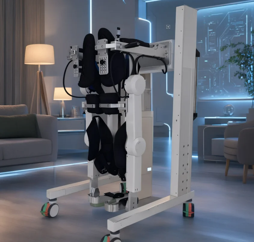 Electric Standing and Walking Aid Device - Intelligent Lower Extremity Rehabilitation Trainer