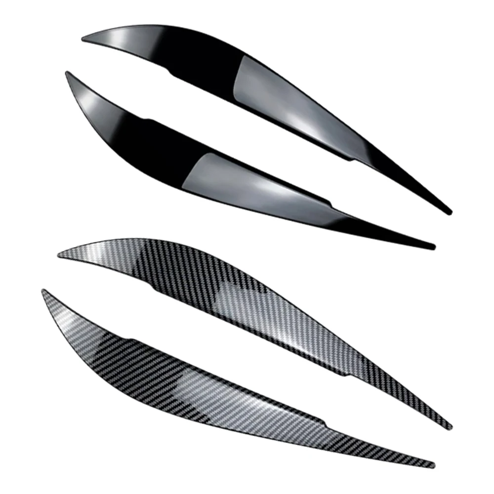 

Headlight Eyebrows Glossy Black/Carbon Fiber Look Finish for BMW 4 Series F32 F33 F36 2014-2020