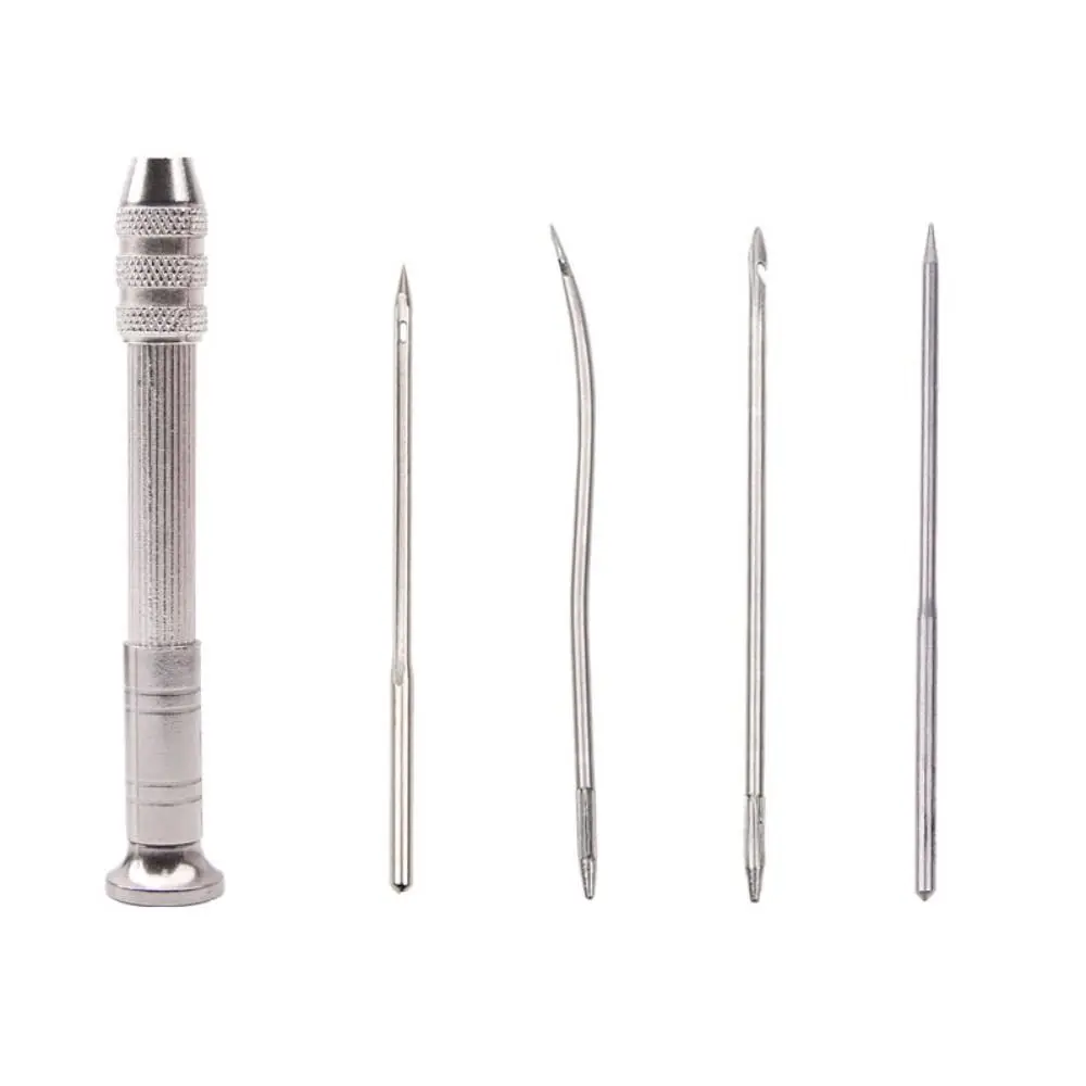 

Multifunctional Sewing Awl Set New Replaceable DIY Curved Needle Kit Punch Sewing Leathercraft