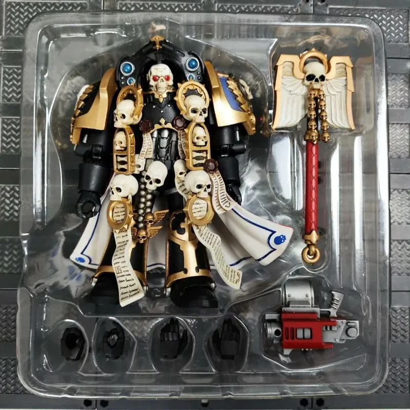 JOYTOY Warhammer 40K Terminator Chaplain Brother Vanius 1/18 Action Figure 12 ซม.ตุ๊กตา Legion XIIIth คอลเลกชันของเล่นของขวัญ