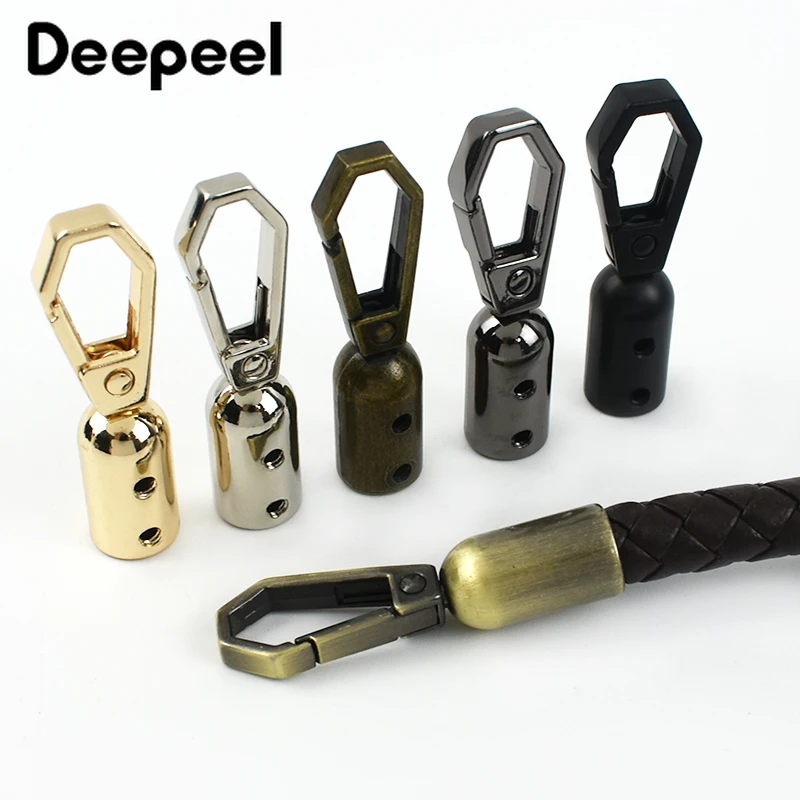 2/4/10/20Pcs Metal Bag Buckles Strap Cord Lock Tassel Cap Clip Clasp for Bags Straps Handbag Decor Hook Hardware Accessories