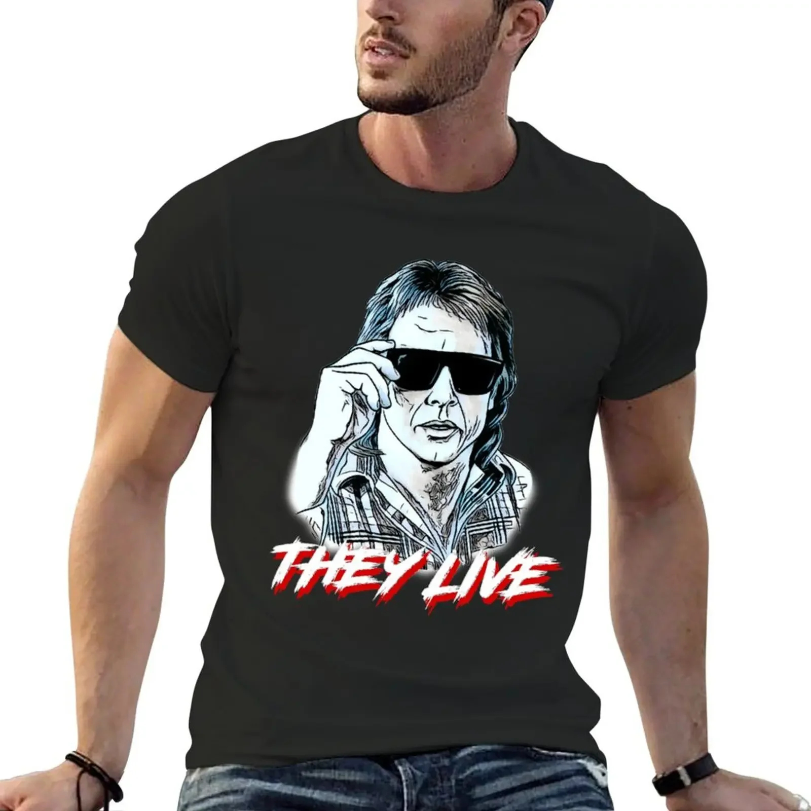 

They Live T-Shirt custom t shirt hippie clothes summer clothes cute tops mens clothing