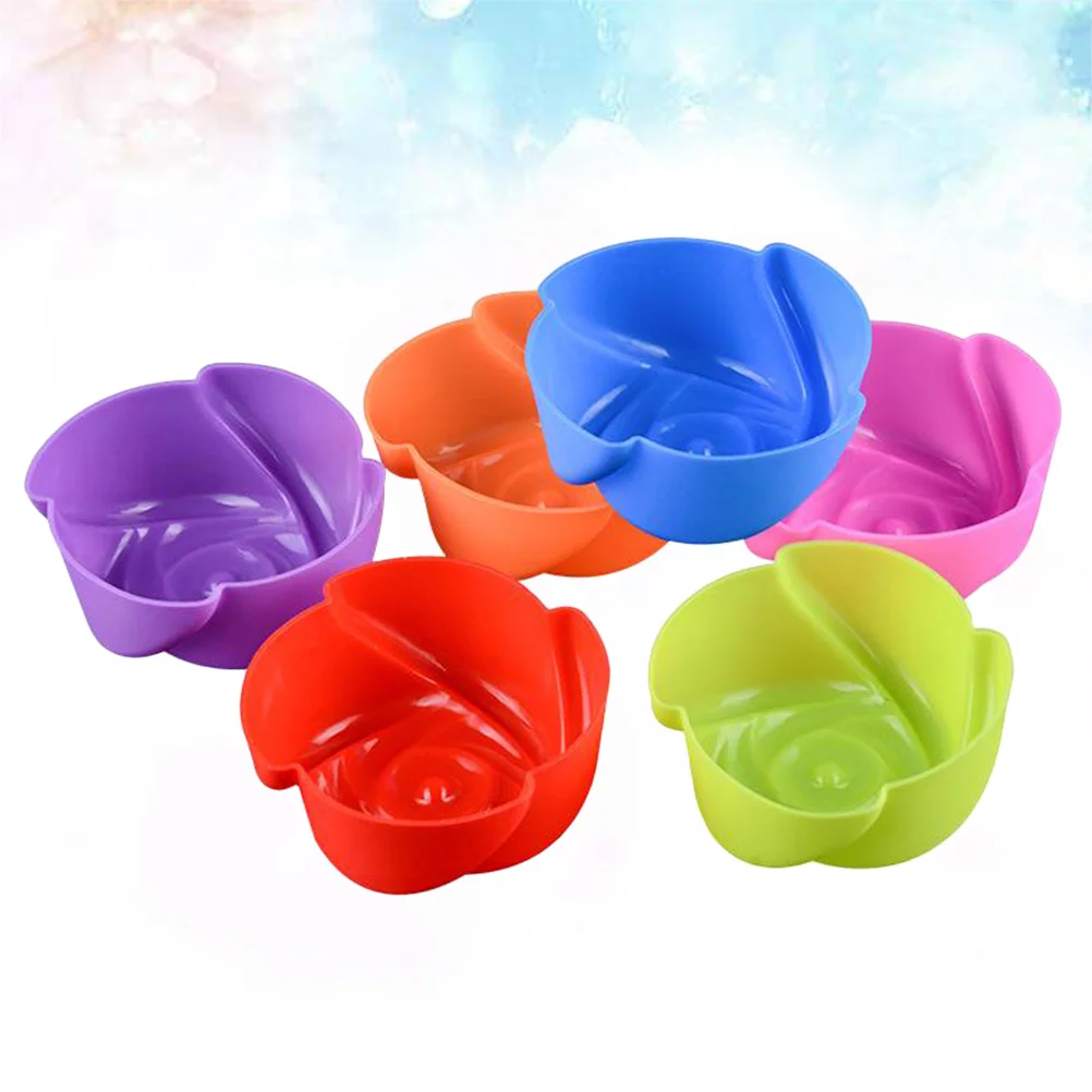 

8 Pcs Cake Cup Cupcake Liner Muffin Mini Muffins Lining Silicone Liners Baking Mold