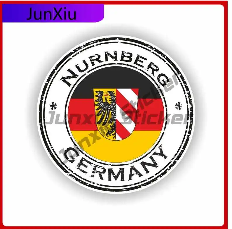 

Nurnberg Germany Coat of Arms Creative SUV Wall Fade Resistant Exterior Parts Vinyl Decal For Car Truck SUV Window Bumper Laptop