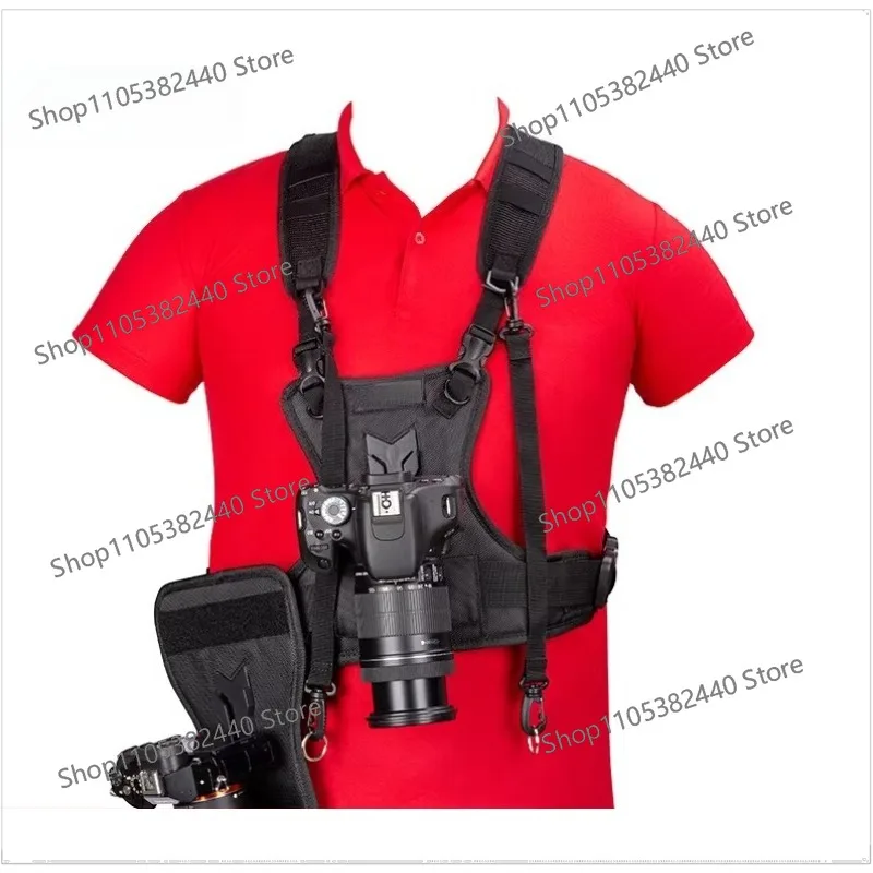 Double strap SLR camera micro-single photography double shoulder strap, fast camera hand waist hanging camera shoulder strap