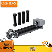 ATOMSTACK R6 Rotary Roller with Riser Feet for Standard Cylindrical Object Smart Recognition 360° Rotating with AtomStack Studio